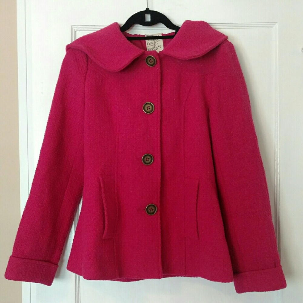 Tulle Pink Hooded Coat
